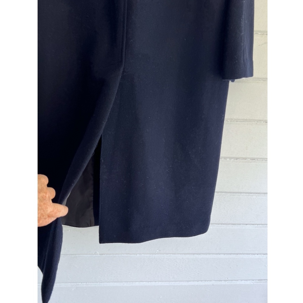ZARA Oversized Wool Blend Single Breasted Coat in Navy Blue- NWT! - XS/S - Picture 7 of 10